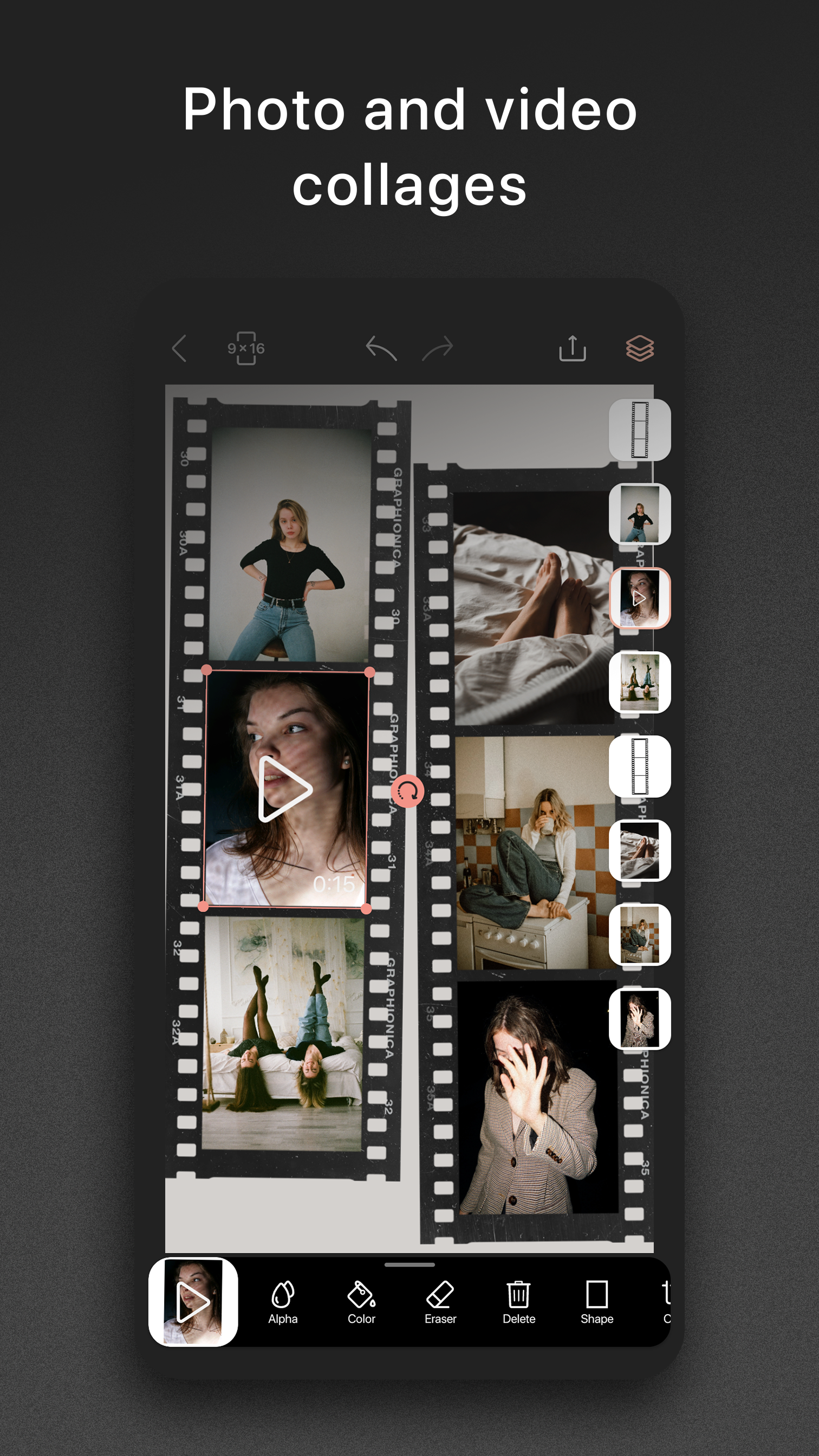 اسکرین شات 2 برنامه Graphionica: insta story maker