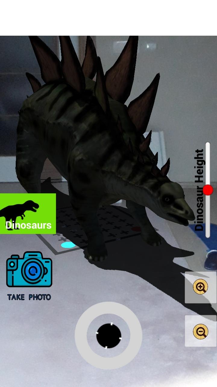 اسکرین شات 3 برنامه Dinosaurs 3D World AR Jurassic