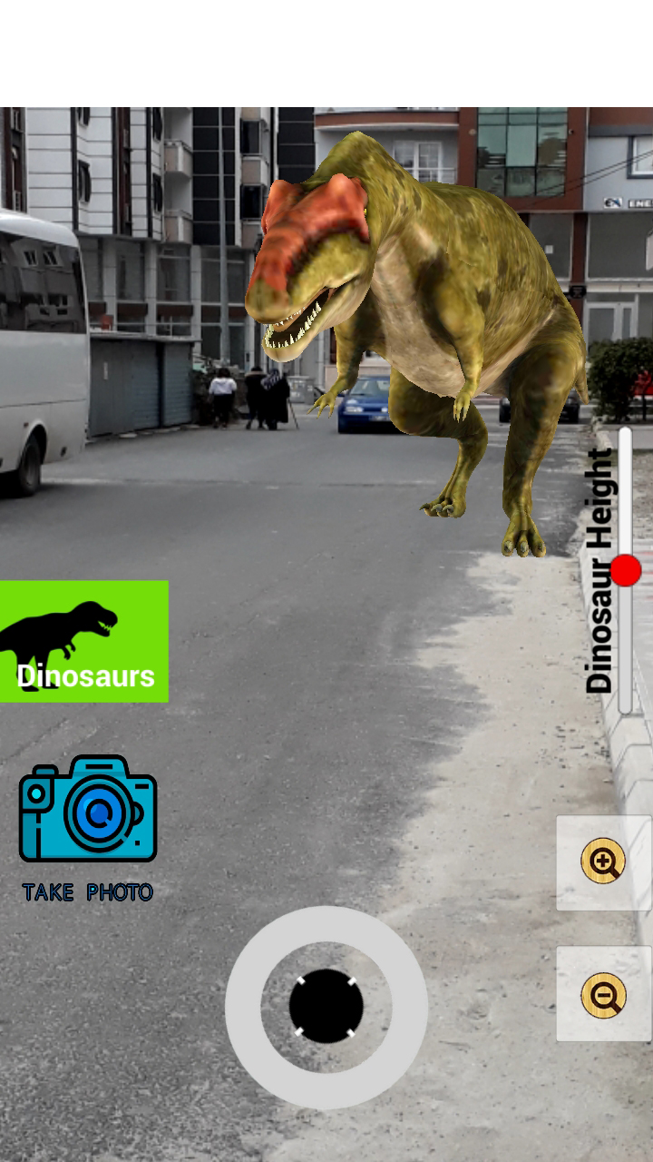 اسکرین شات 5 برنامه Dinosaurs 3D World AR Jurassic