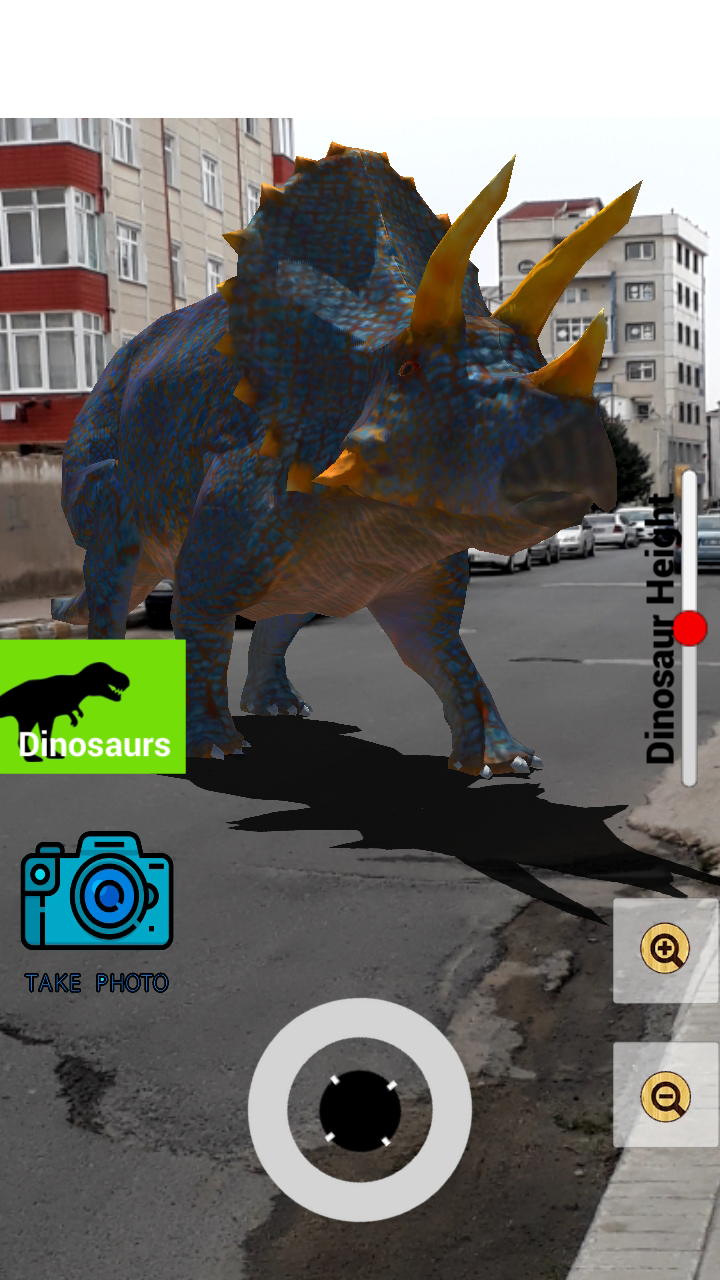 اسکرین شات 2 برنامه Dinosaurs 3D World AR Jurassic