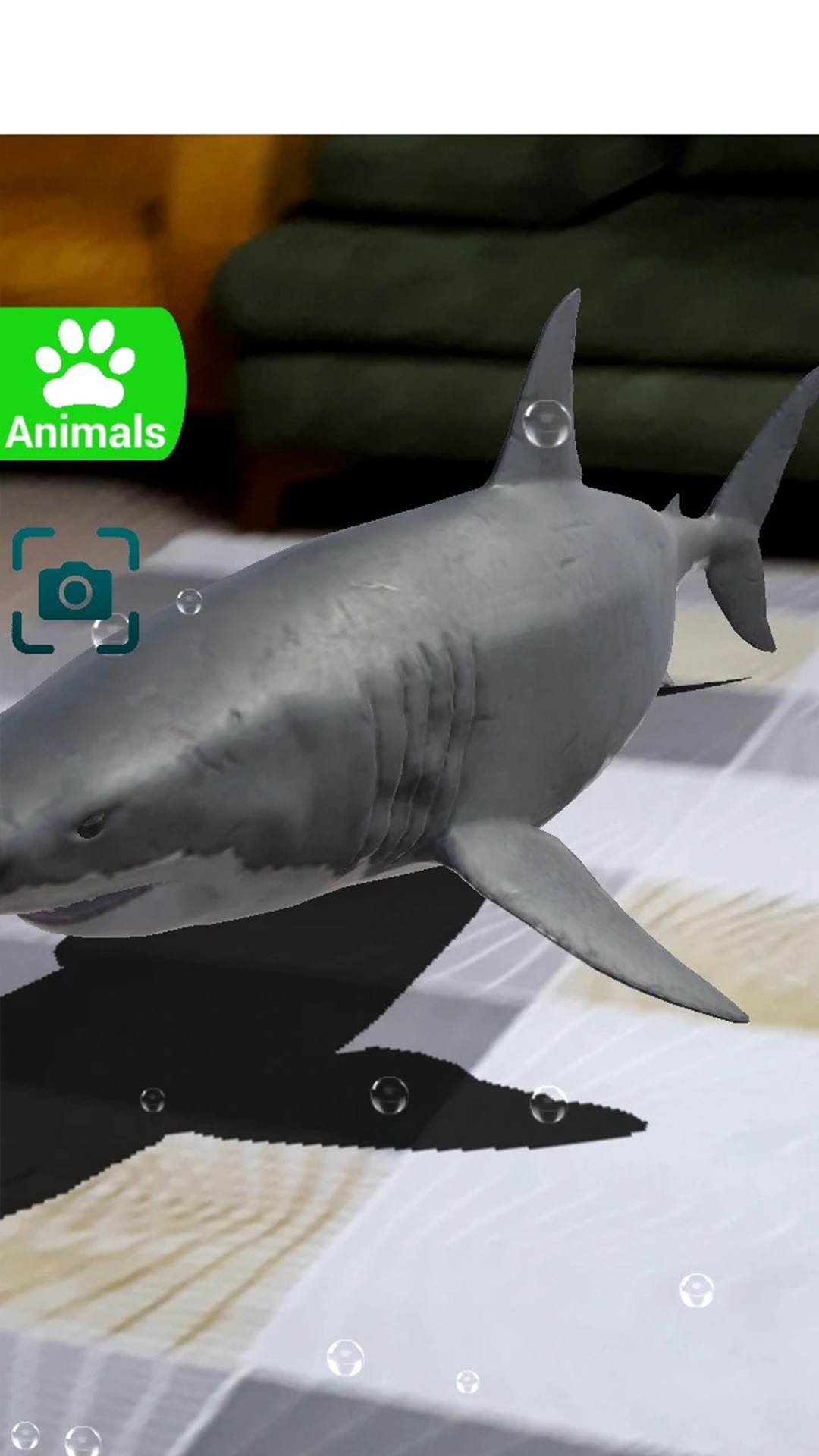 اسکرین شات 1 برنامه AR 3D Animals