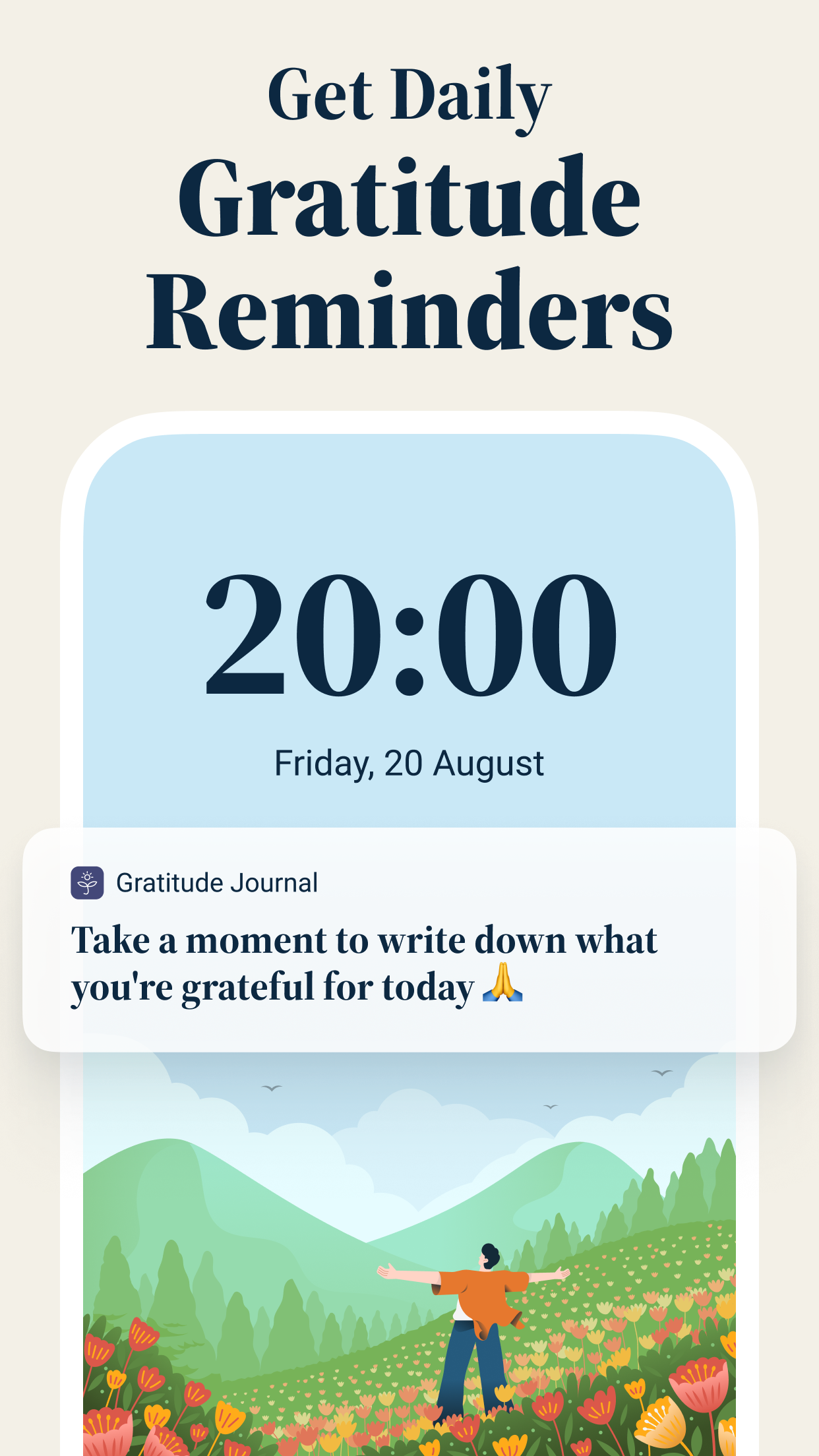 اسکرین شات 7 برنامه Gratitude & Self-Care Journal