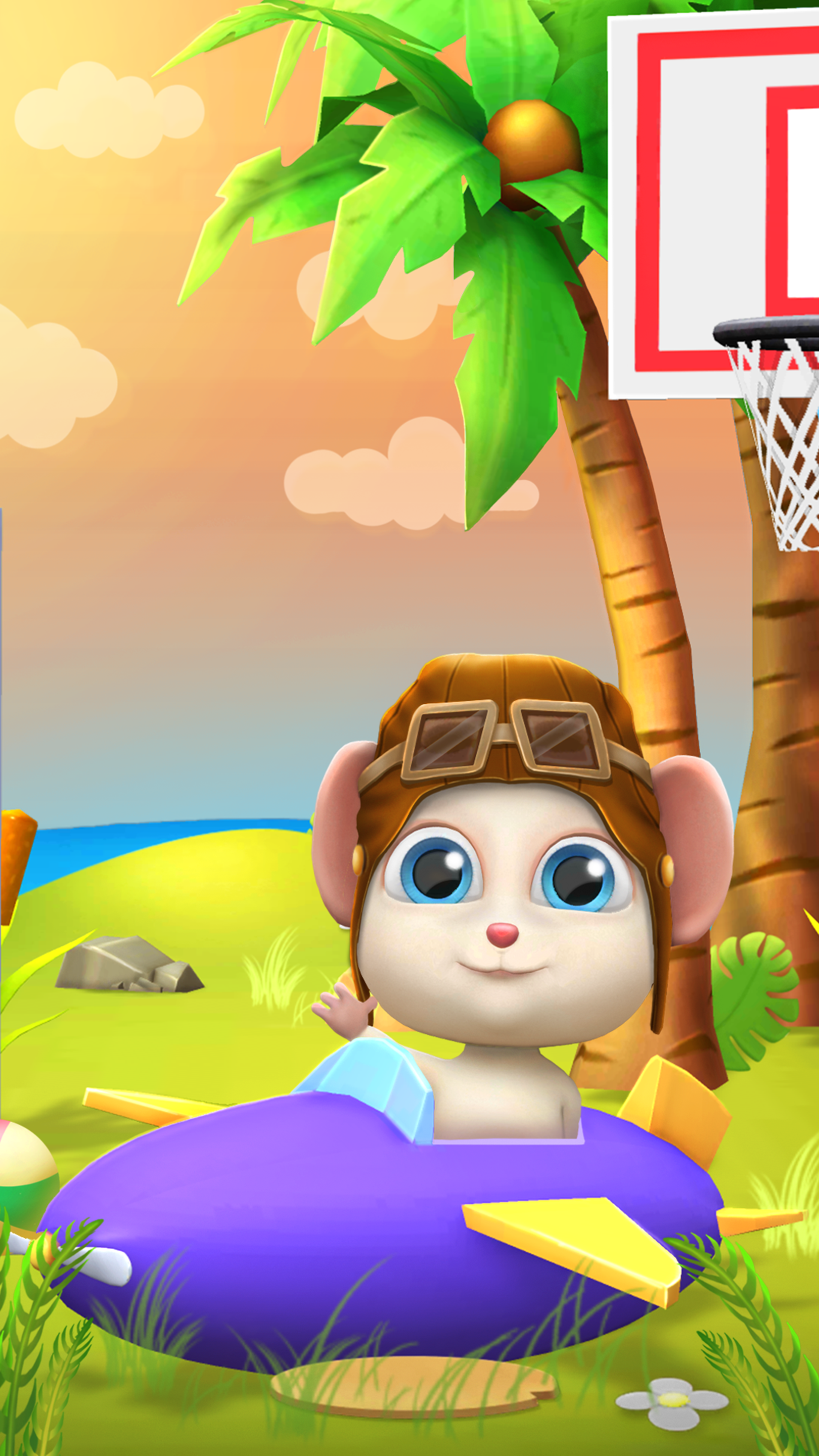 اسکرین شات 3 بازی My Virtual Pet Hal: Funny Game