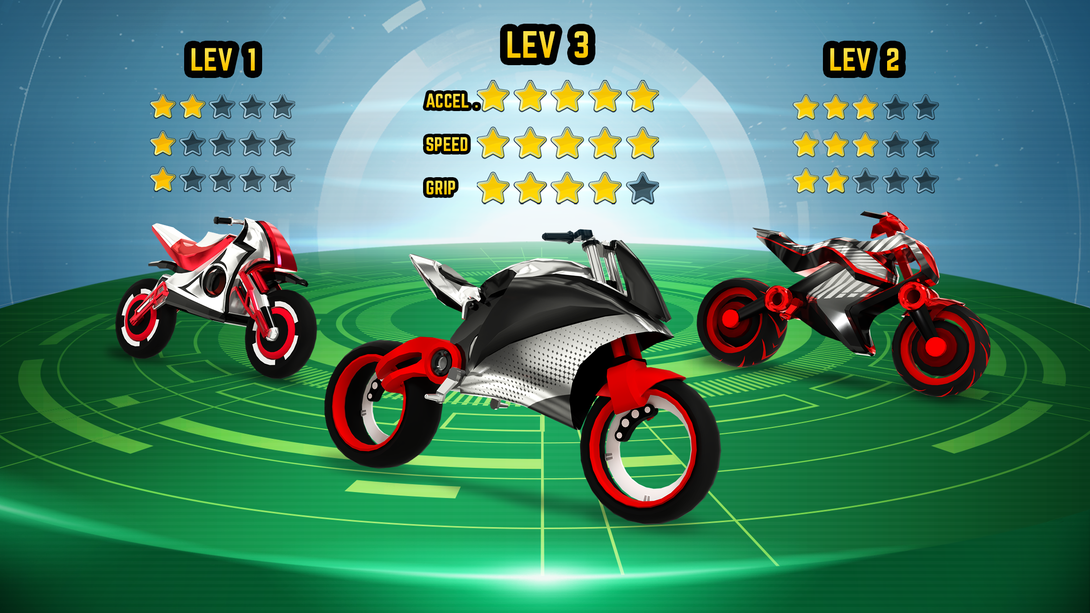 اسکرین شات 5 بازی Gravity Rider: Space Bike Race