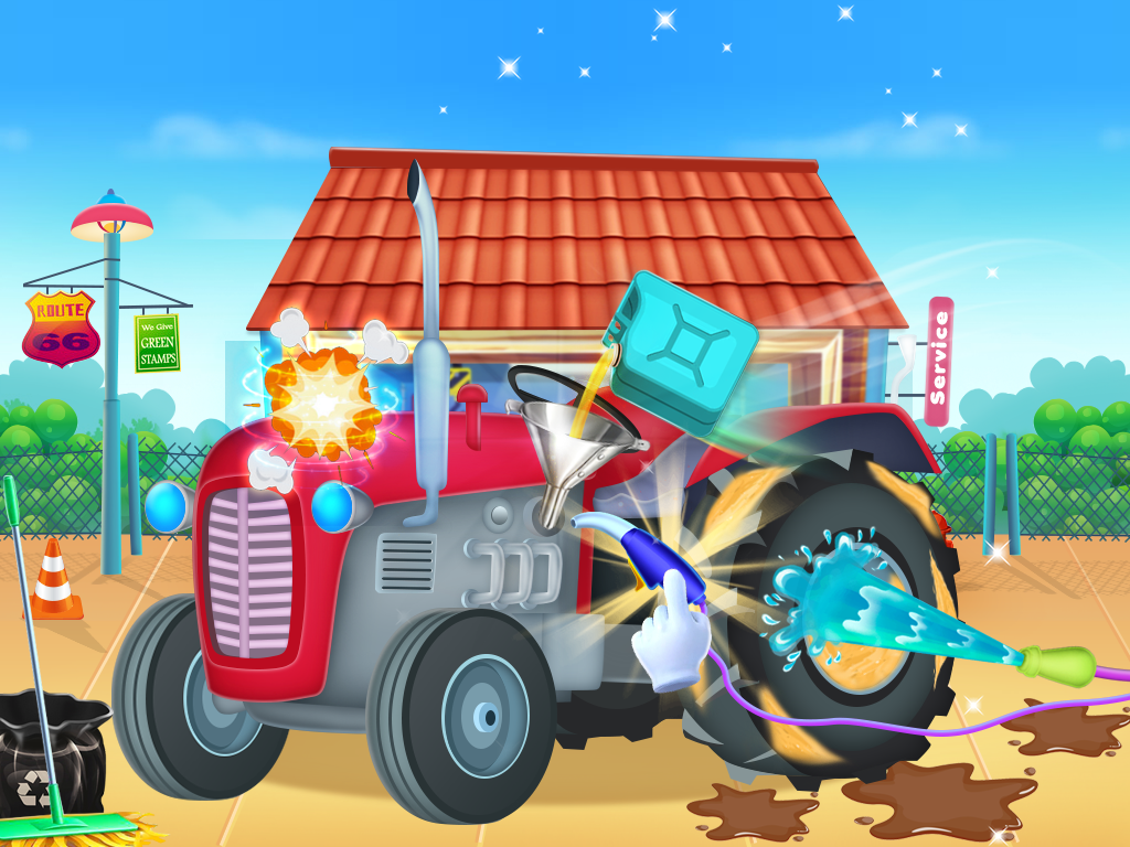اسکرین شات 3 بازی Truck wash games for boys