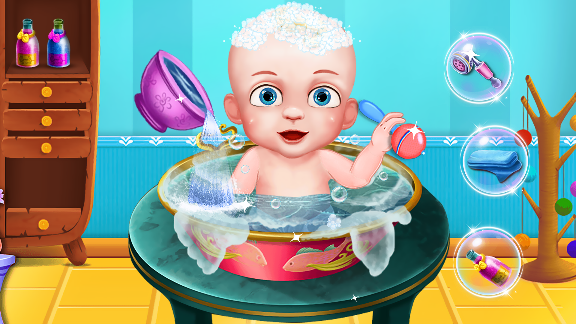 اسکرین شات 1 بازی princess babyshower party game