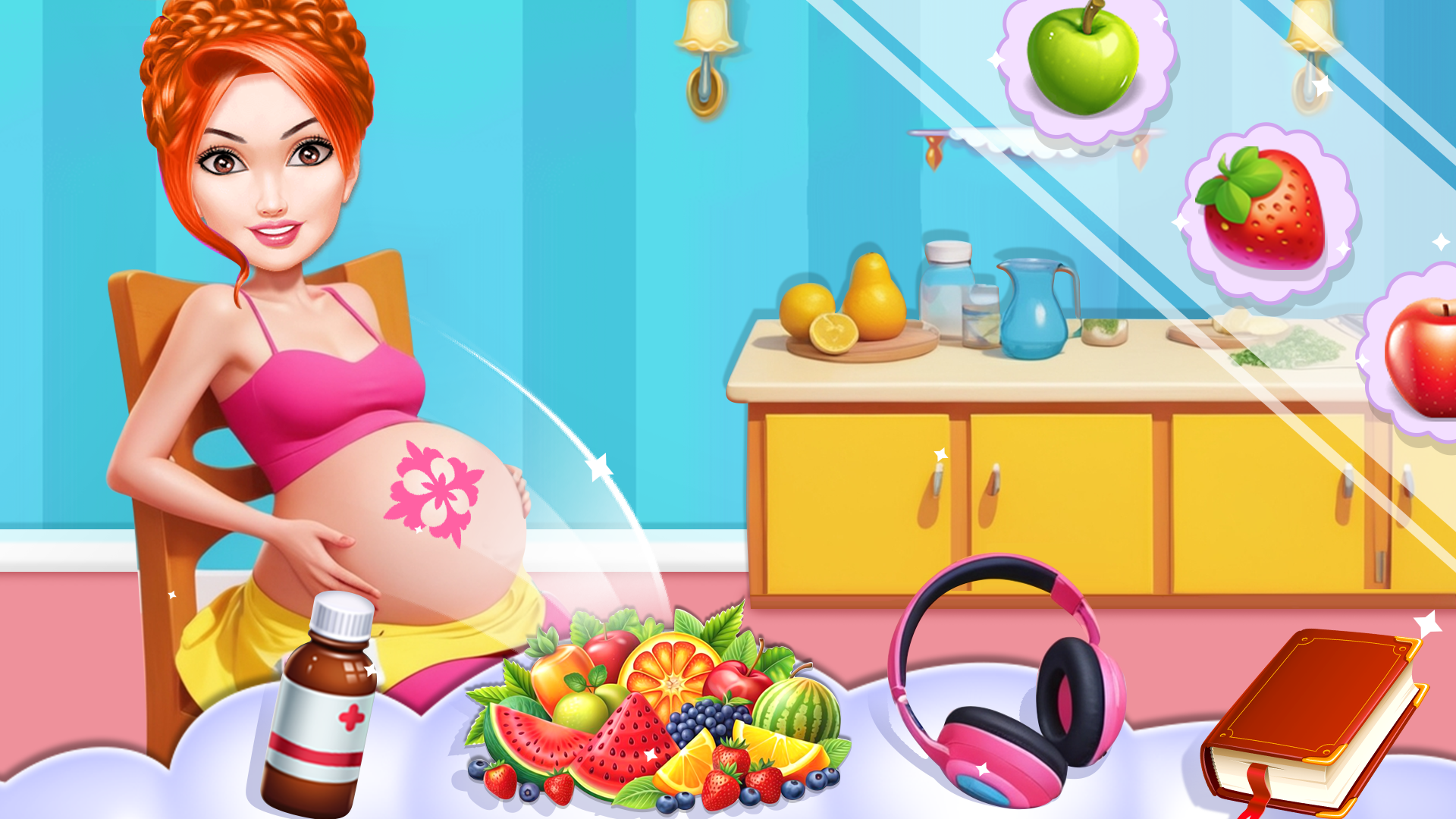 اسکرین شات 4 بازی princess babyshower party game