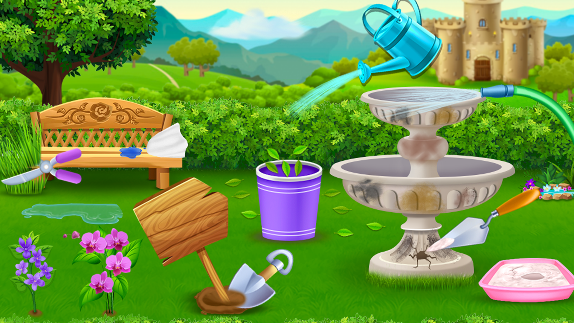 اسکرین شات 3 بازی Princess house cleaning Repair