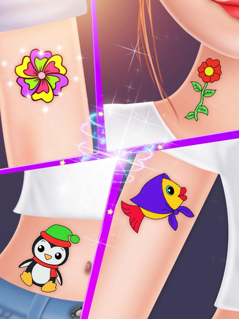 اسکرین شات 3 بازی Tattoo Design & Nail Salon - H