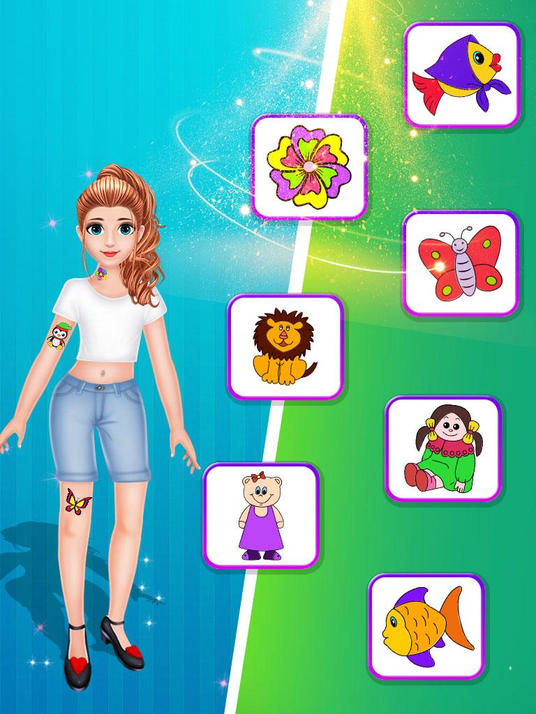 اسکرین شات 4 بازی Tattoo Design & Nail Salon - H