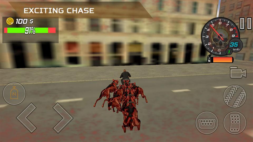 اسکرین شات 4 بازی Motorcycle Driving: Giant City