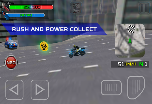 اسکرین شات 3 بازی Zombie City Police MotorCycle