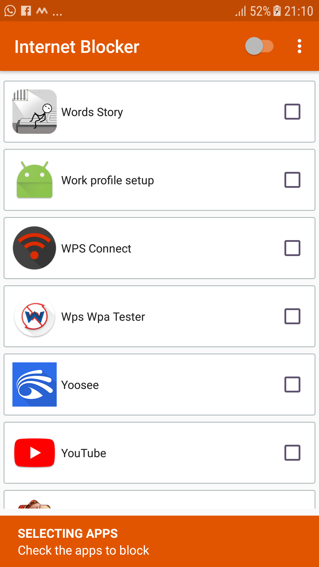 اسکرین شات برنامه Internet Blocker for Apps 2