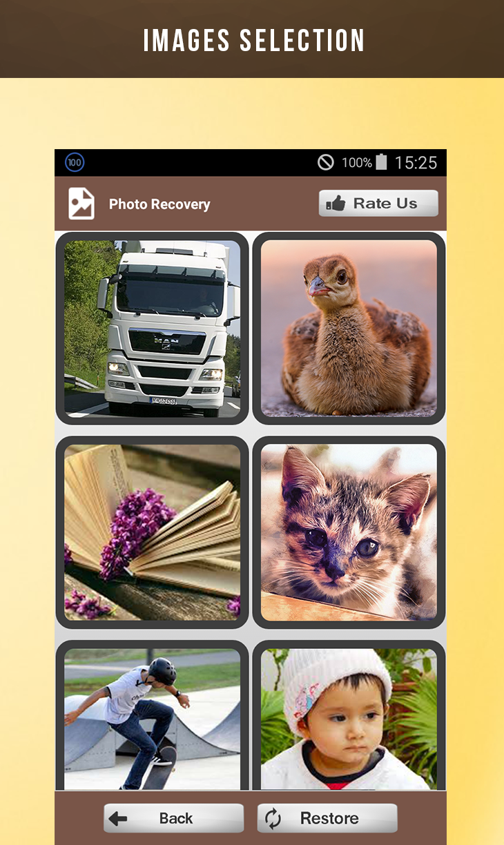 اسکرین شات 4 برنامه Deleted Photo Recovery