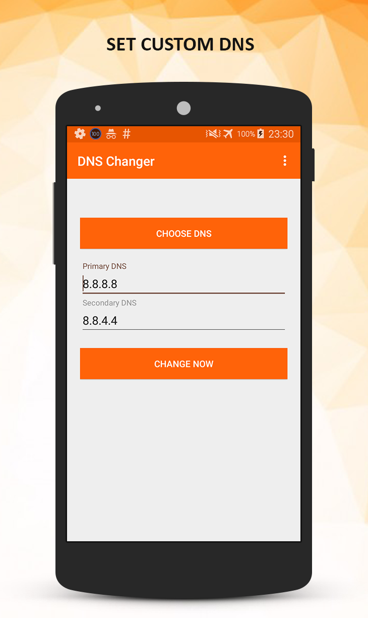 اسکرین شات برنامه DNS Changer Pro (No Root) 3