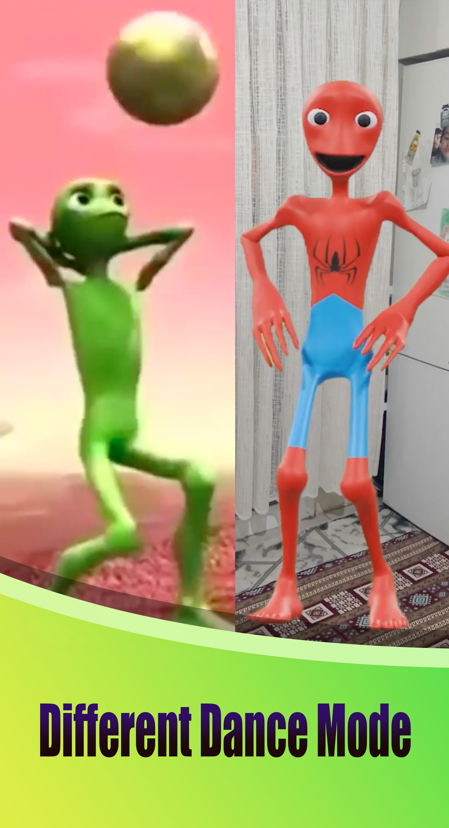اسکرین شات 3 برنامه Dance Fever: Green alien dance