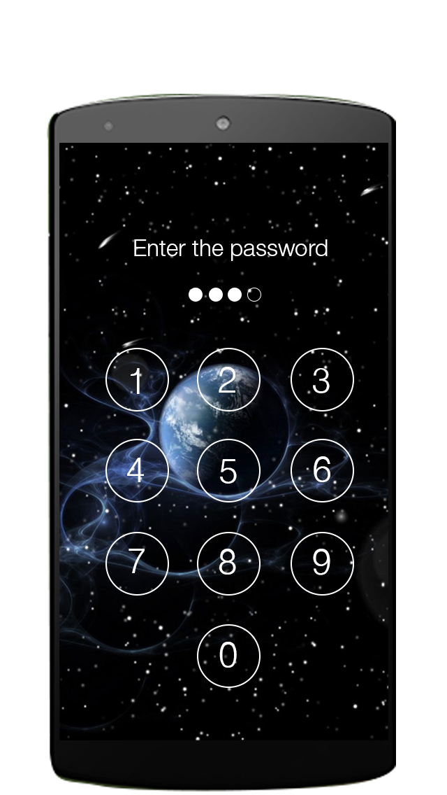 اسکرین شات 2 برنامه Lock screen password