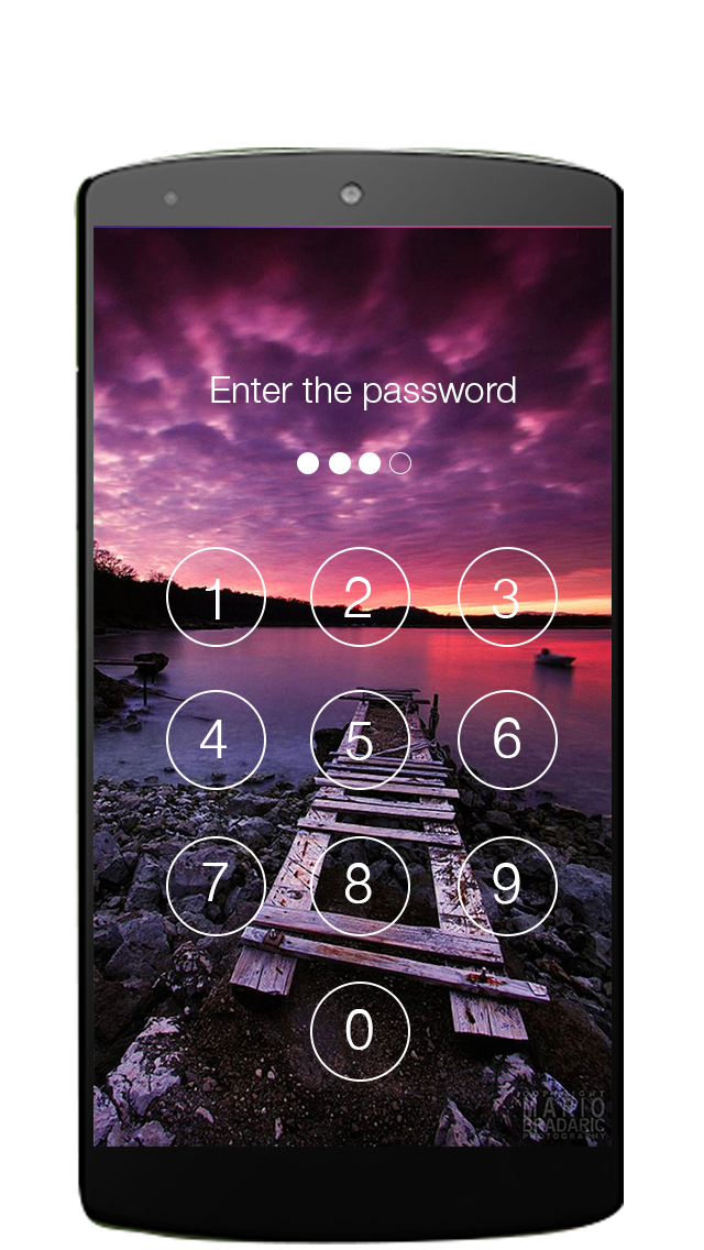 اسکرین شات 5 برنامه Lock screen password