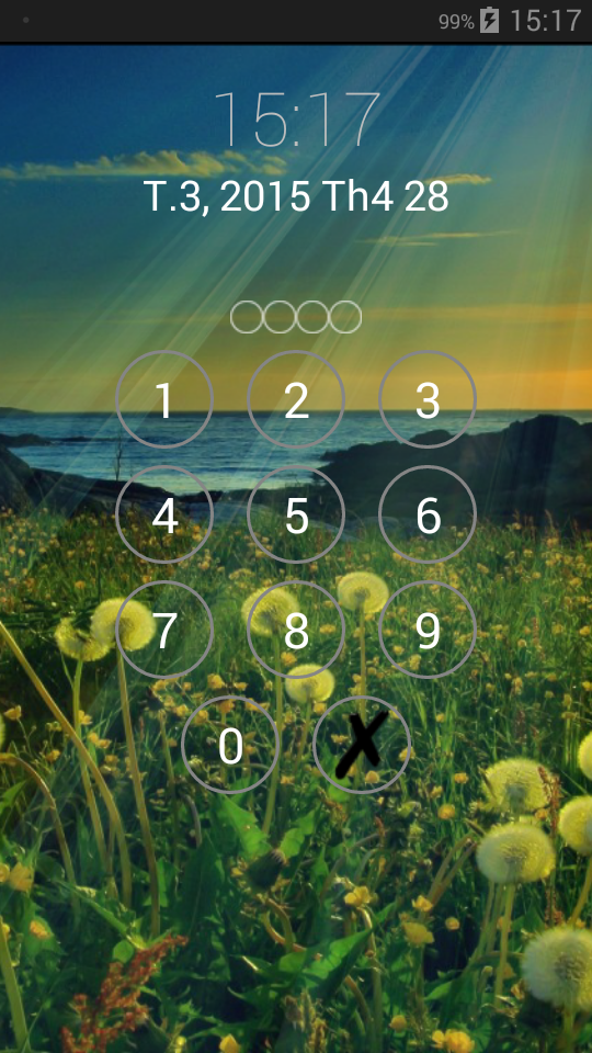 اسکرین شات 6 برنامه Lock screen password