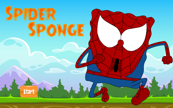 اسکرین شات 1 بازی ‏باب اسفنجی اسپایدرمن
