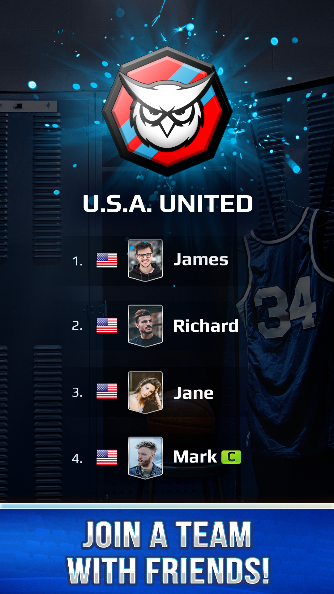 اسکرین شات 3 بازی Basketball Rivals: Showdown