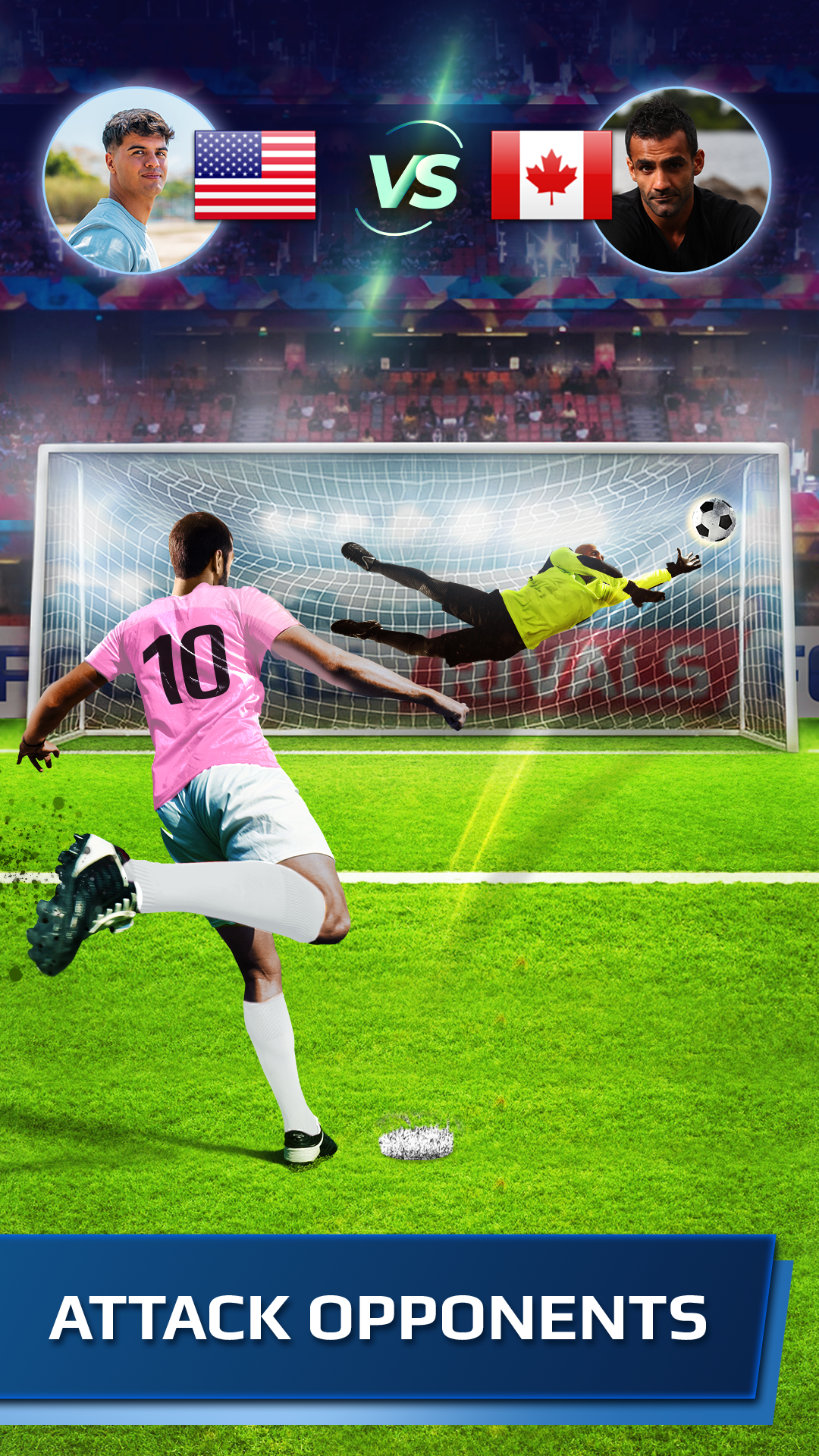 اسکرین شات 1 بازی Football Rivals: Soccer Clash