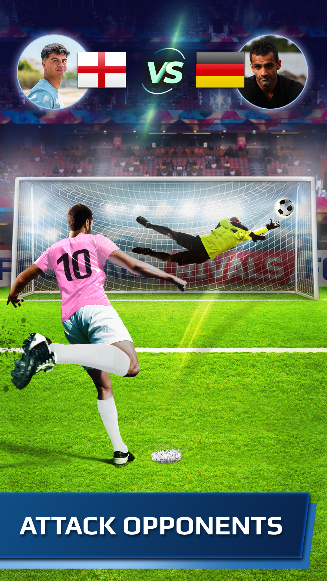 اسکرین شات 1 بازی Football Rivals: Online Game