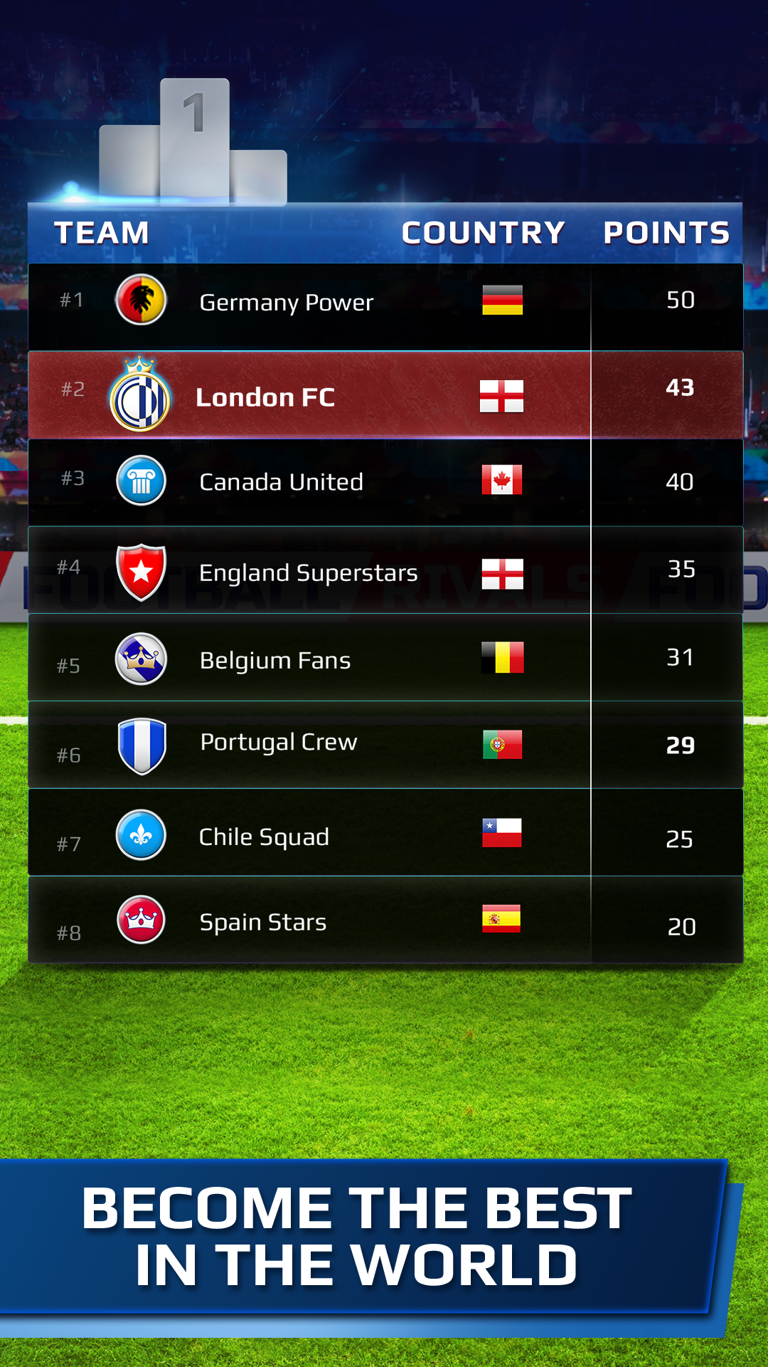 اسکرین شات 7 بازی Football Rivals: Online Game