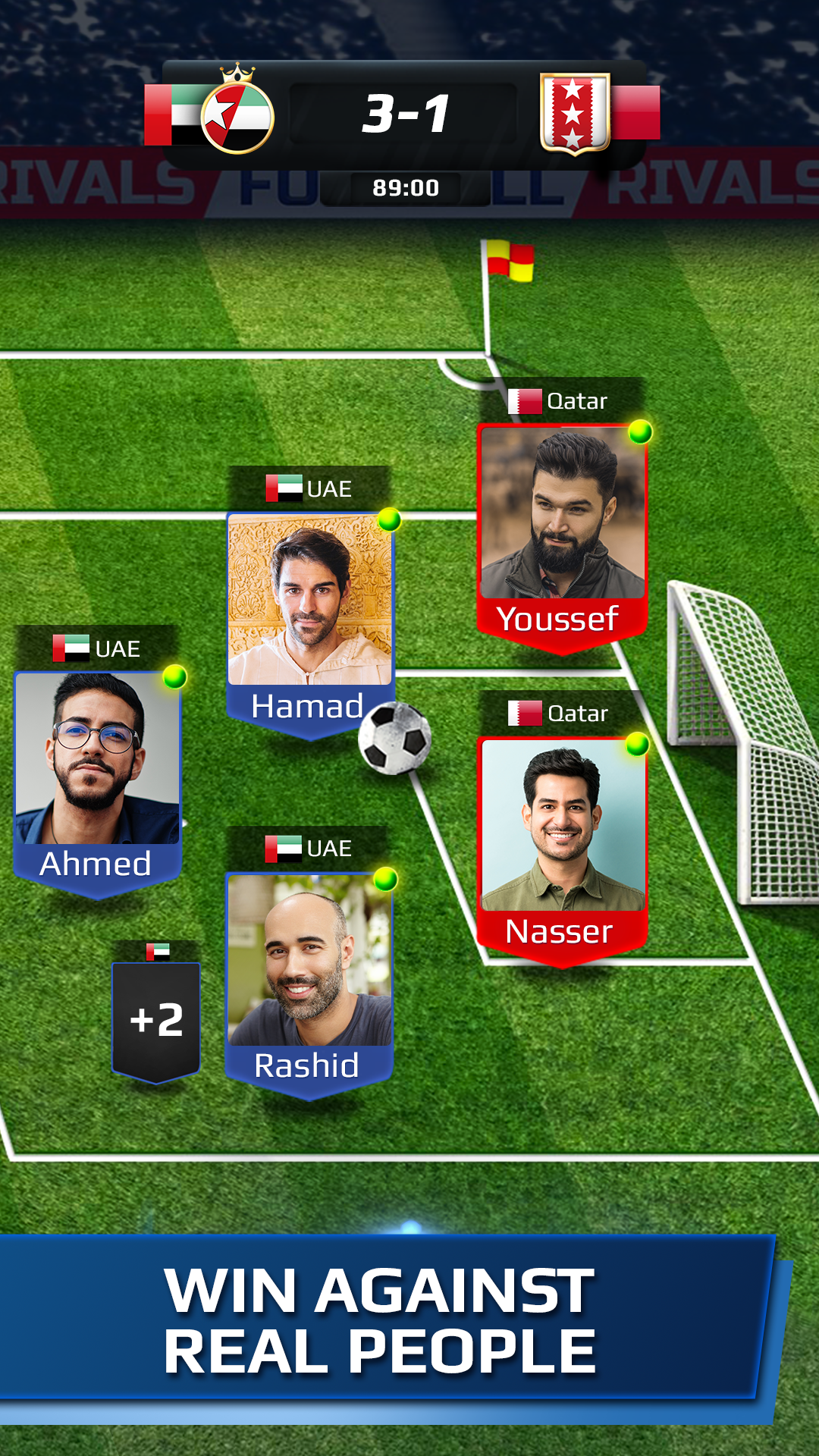 اسکرین شات 3 بازی Football Rivals: Online Soccer
