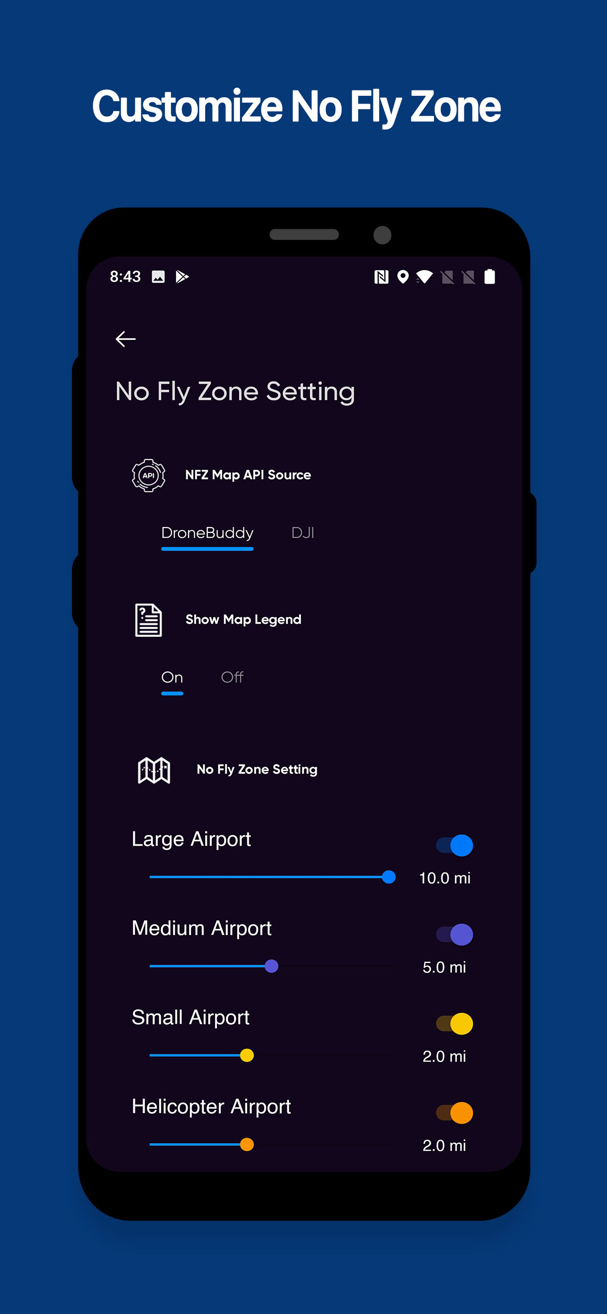 اسکرین شات 6 برنامه Drone Buddy - Fly Drone Safely