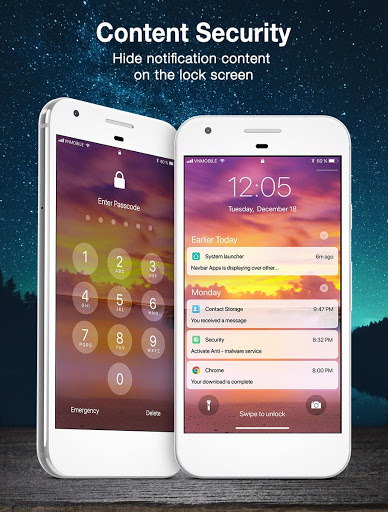 اسکرین شات 4 برنامه Lock screen OS12