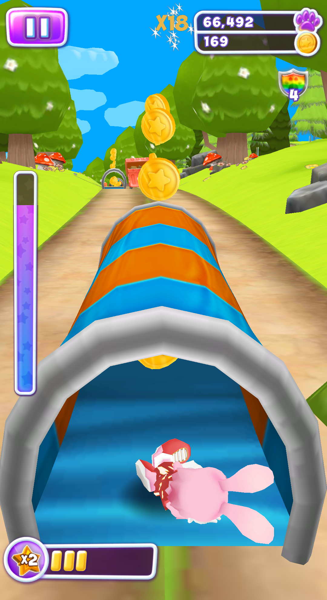 اسکرین شات 2 بازی Bunny Rabbit Runner