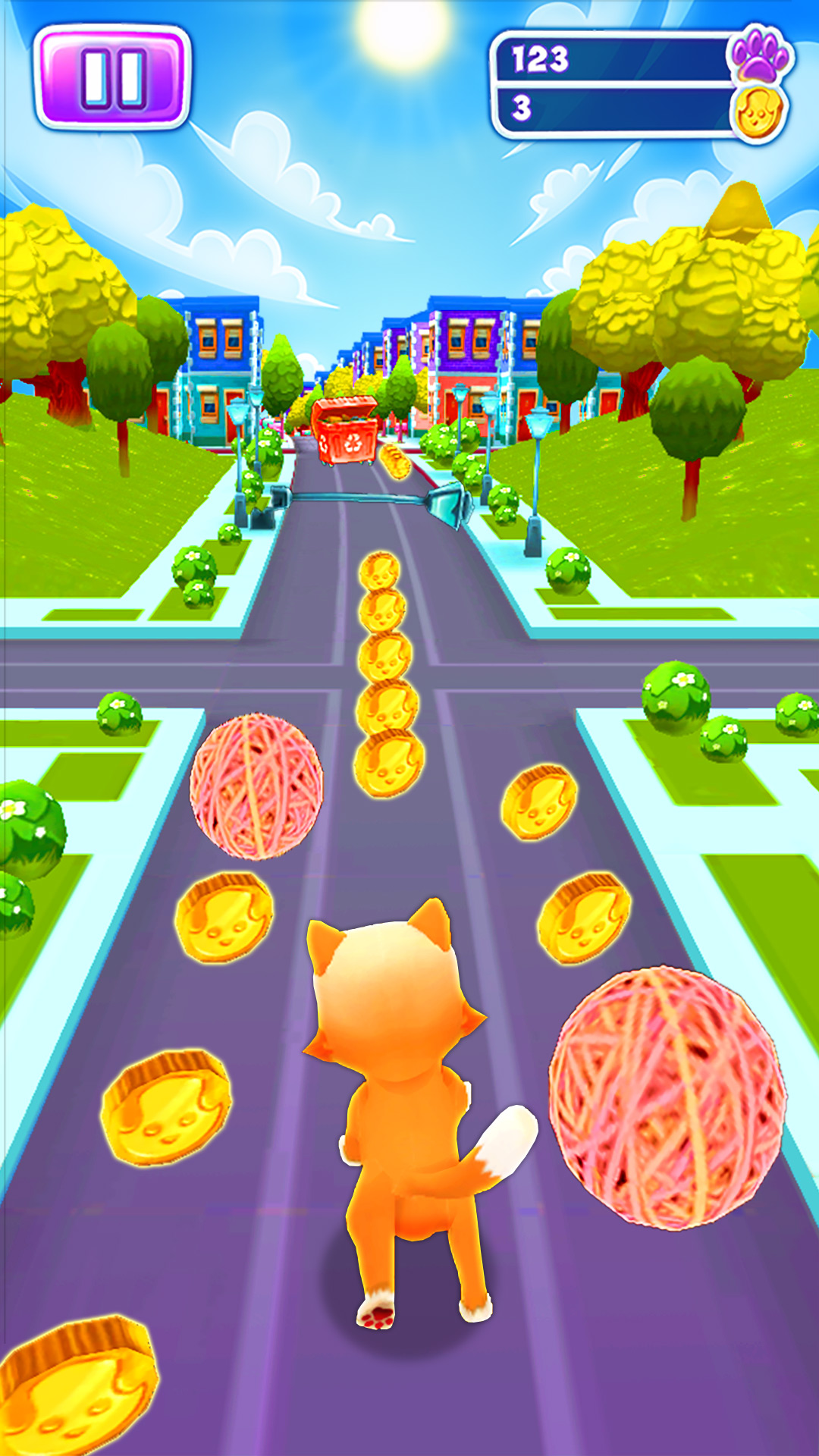 اسکرین شات 5 بازی Cat Run: Kitty Runner Game