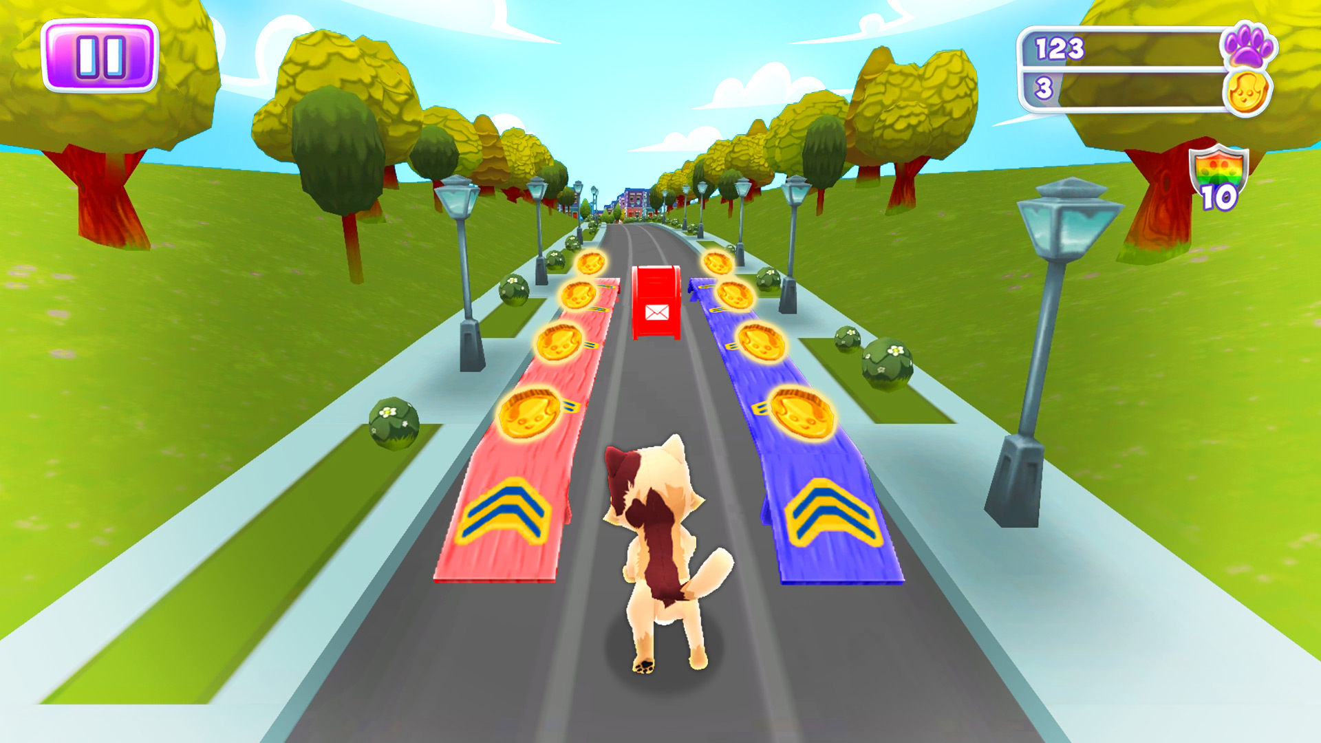 اسکرین شات 6 بازی Cat Run: Kitty Runner Game