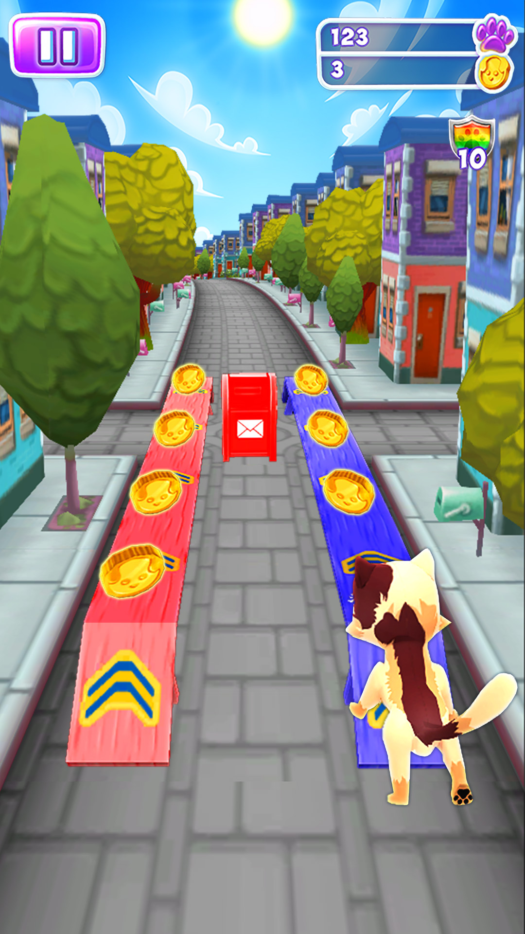 اسکرین شات 2 بازی Cat Run: Kitty Runner Game