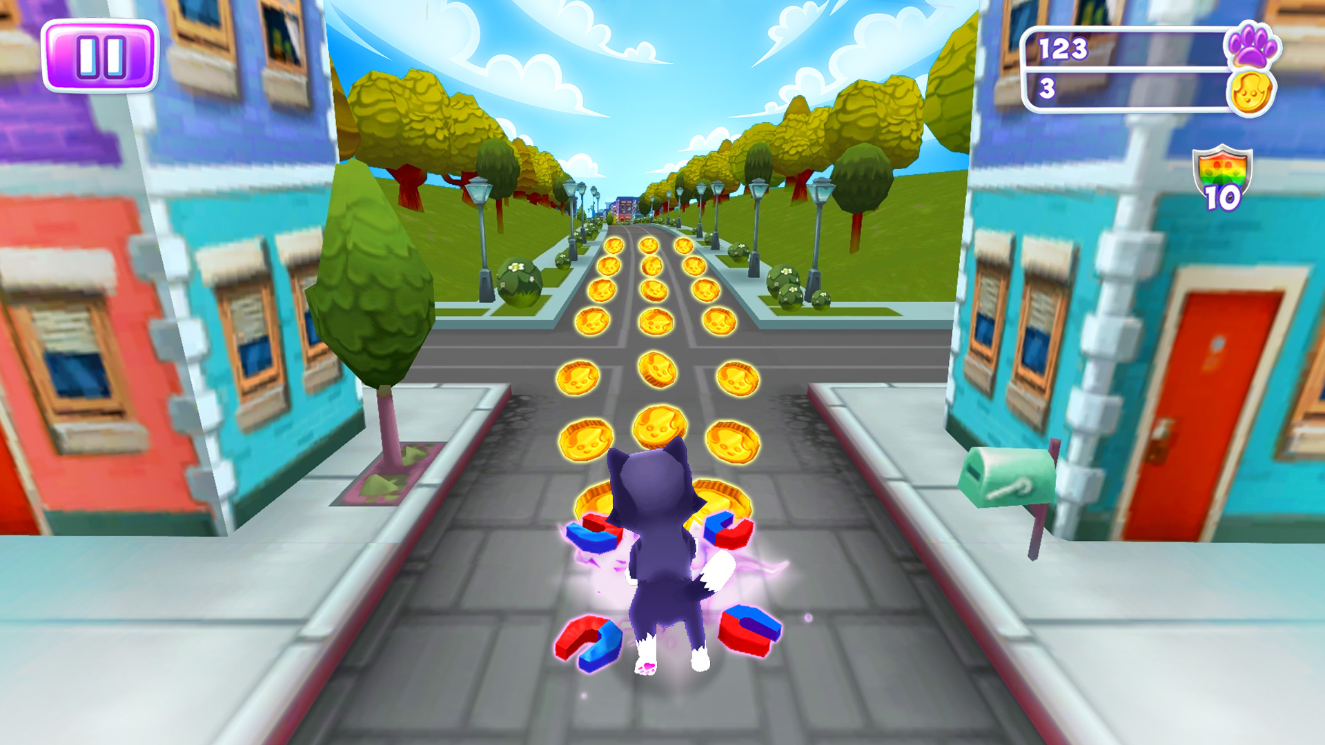 اسکرین شات 7 بازی Cat Run: Kitty Runner Game