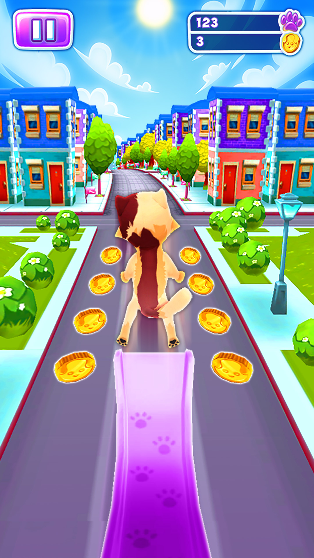 اسکرین شات 4 بازی Cat Run: Kitty Runner Game