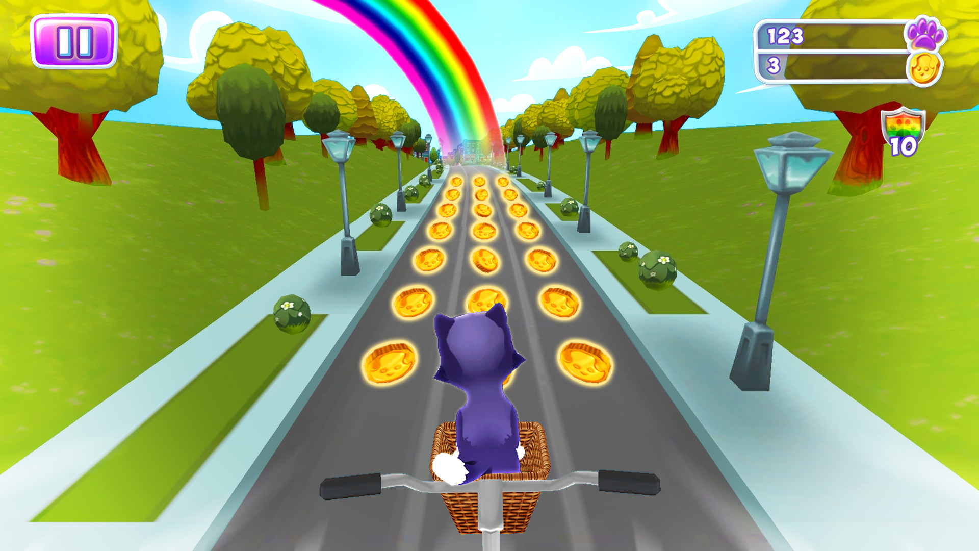 اسکرین شات 8 بازی Cat Run: Kitty Runner Game