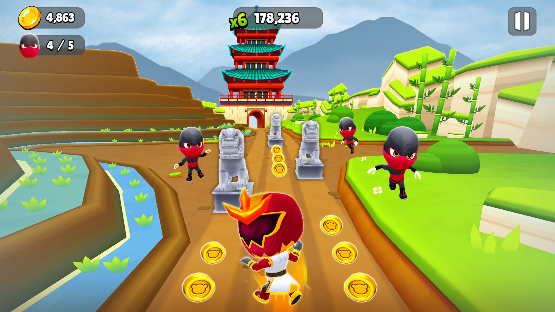 اسکرین شات 7 بازی Panda Hero Run Game