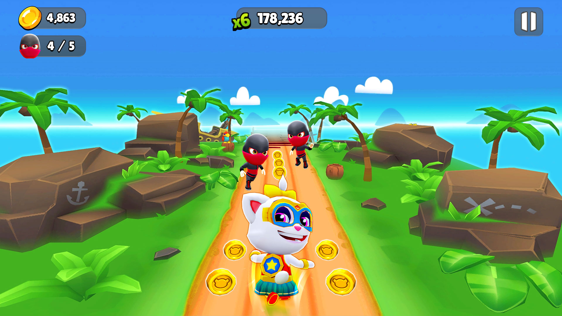 اسکرین شات 6 بازی Panda Hero Run Game