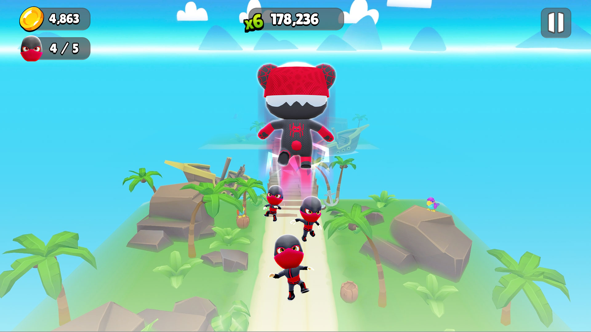اسکرین شات 8 بازی Panda Hero Run Game