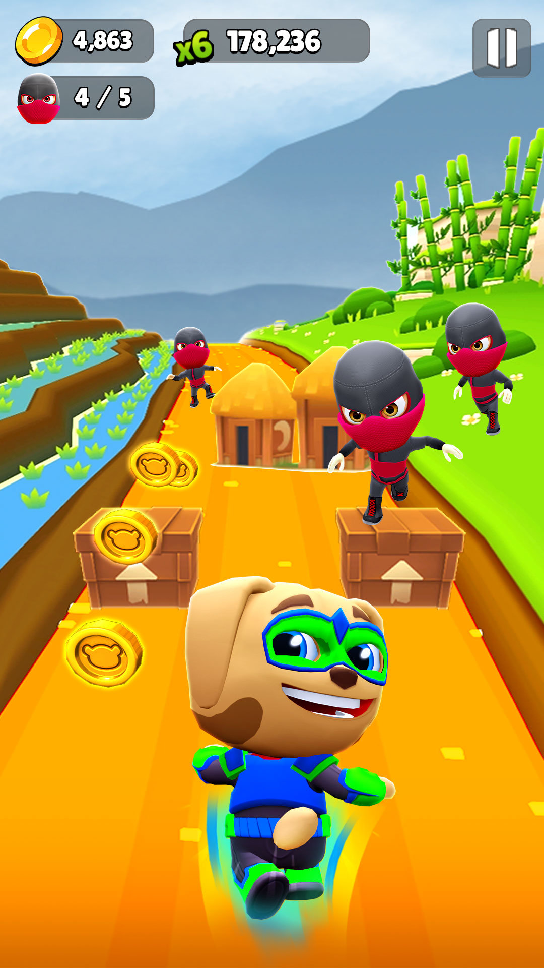 اسکرین شات 5 بازی Panda Hero Run Game