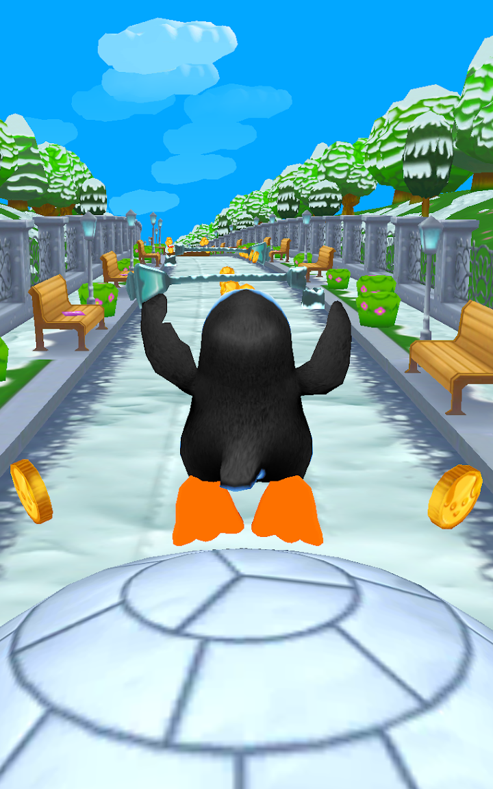 اسکرین شات 4 بازی Penguin Run