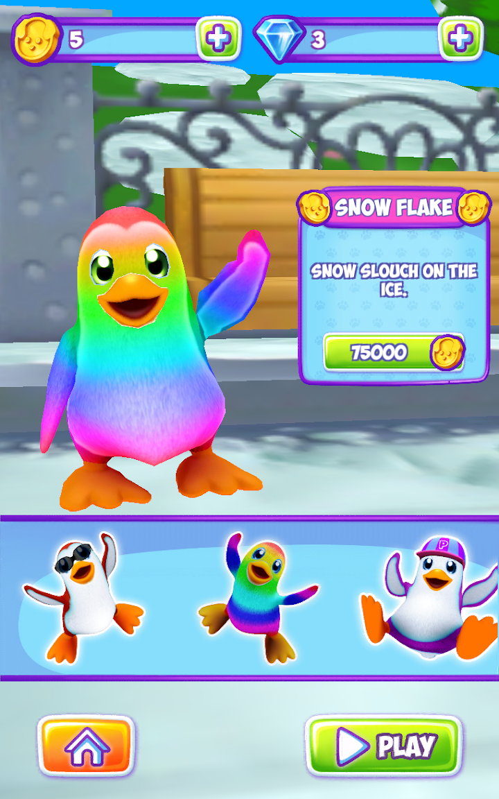 اسکرین شات 5 بازی Penguin Run