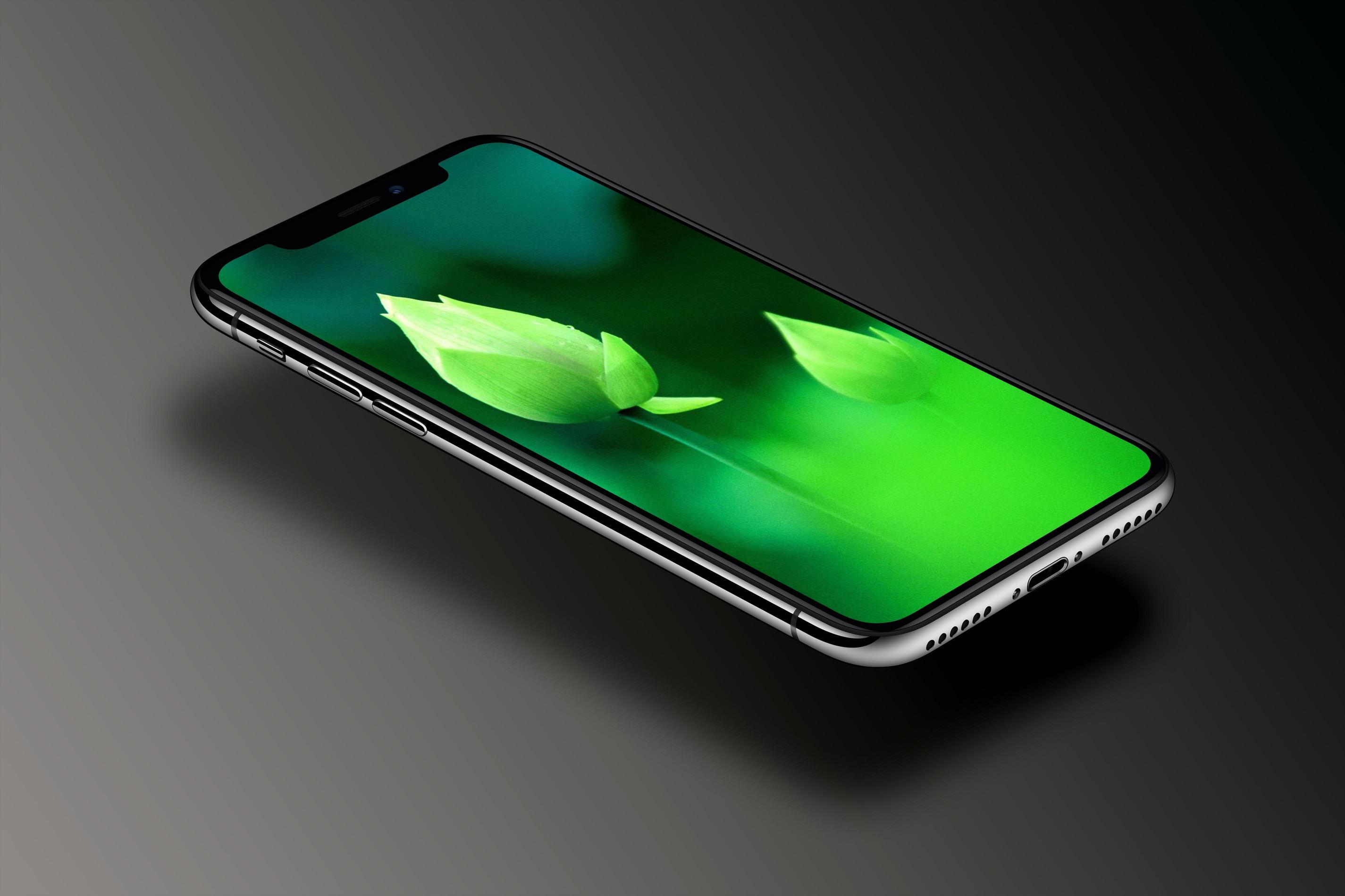 اسکرین شات 7 برنامه Green Wallpaper