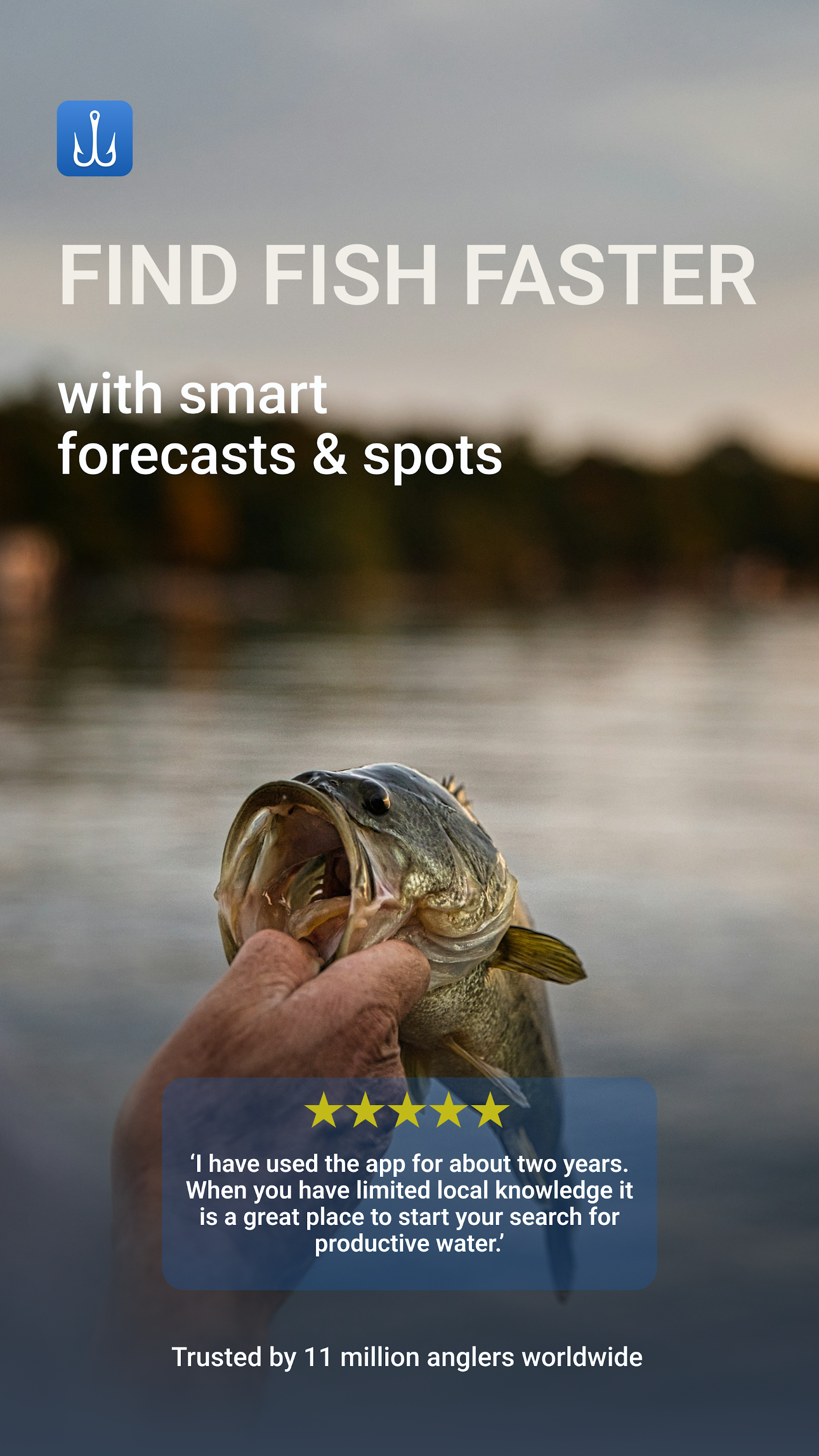 اسکرین شات 1 برنامه Fishing Points - Fishing App