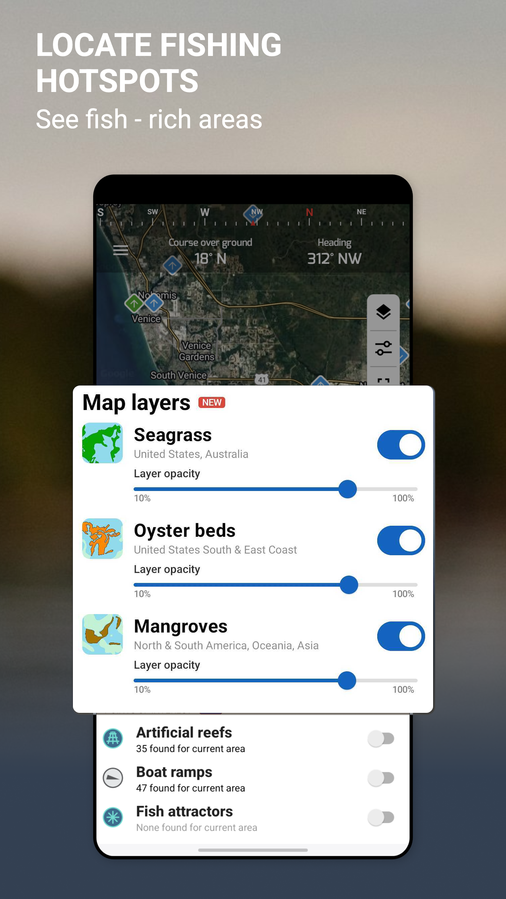 اسکرین شات 2 برنامه Fishing Points - Fishing App