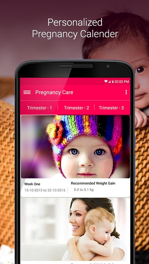 اسکرین شات 4 برنامه Pregnancy Tracker : Baby Care