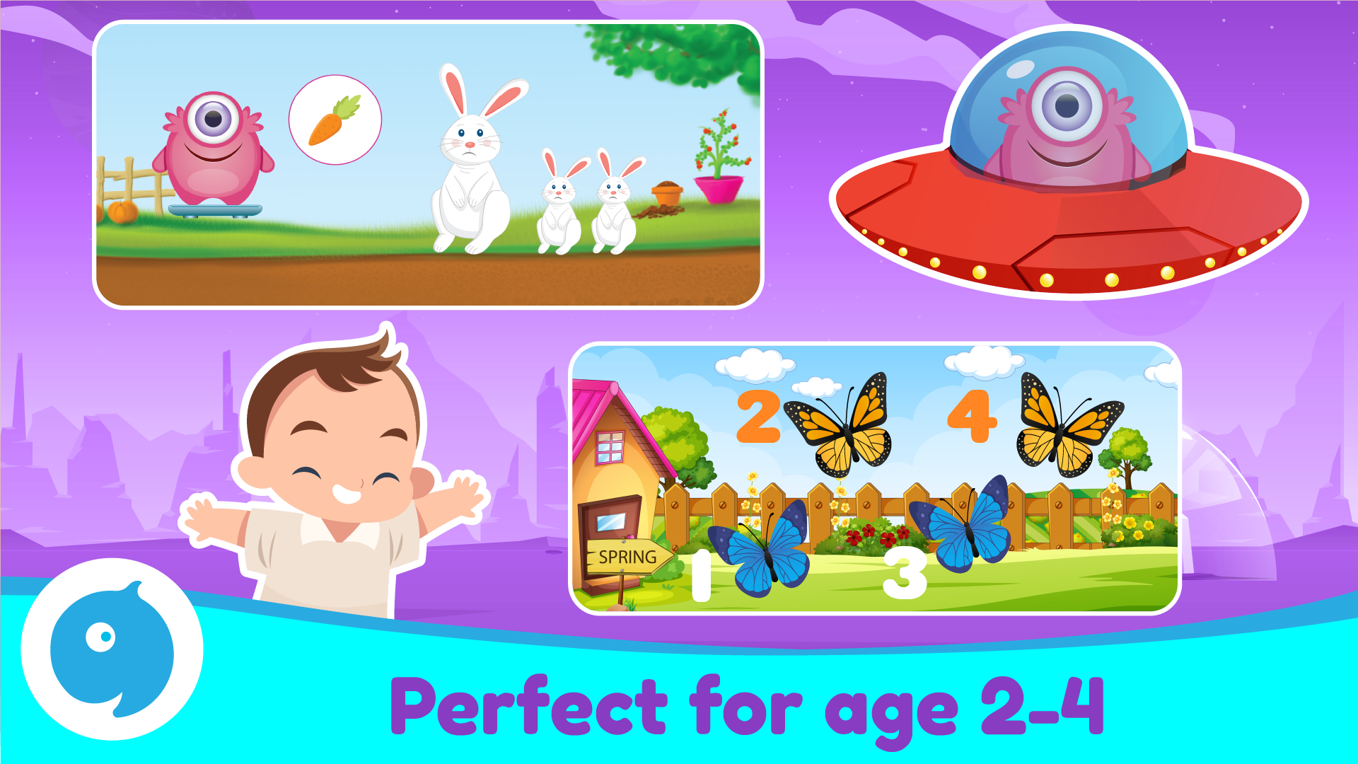 اسکرین شات 1 بازی Pre kinder baby games for kids