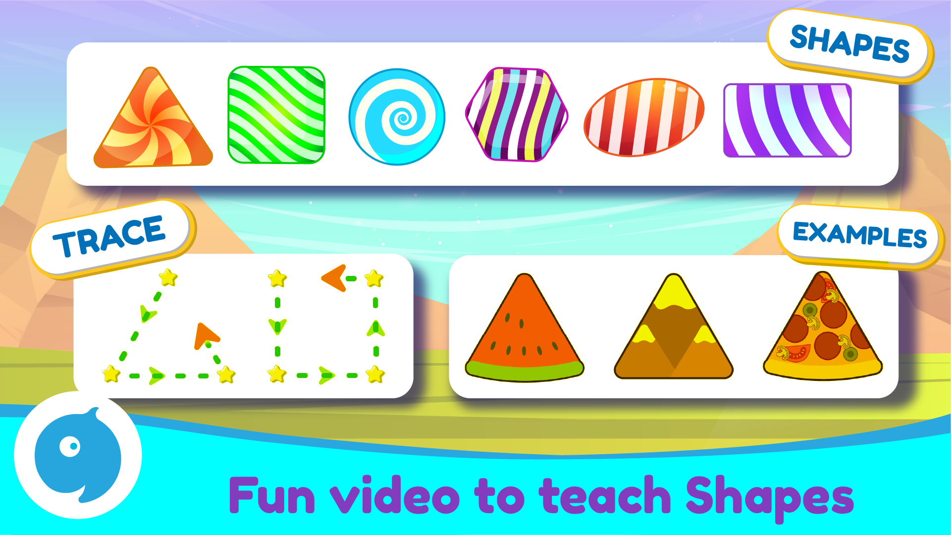 اسکرین شات 3 بازی Shapes & Colors learning Games